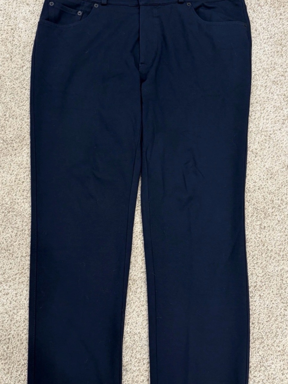 Men's BRAX 36/26 Dark Navy pants - Classic Straight Fit